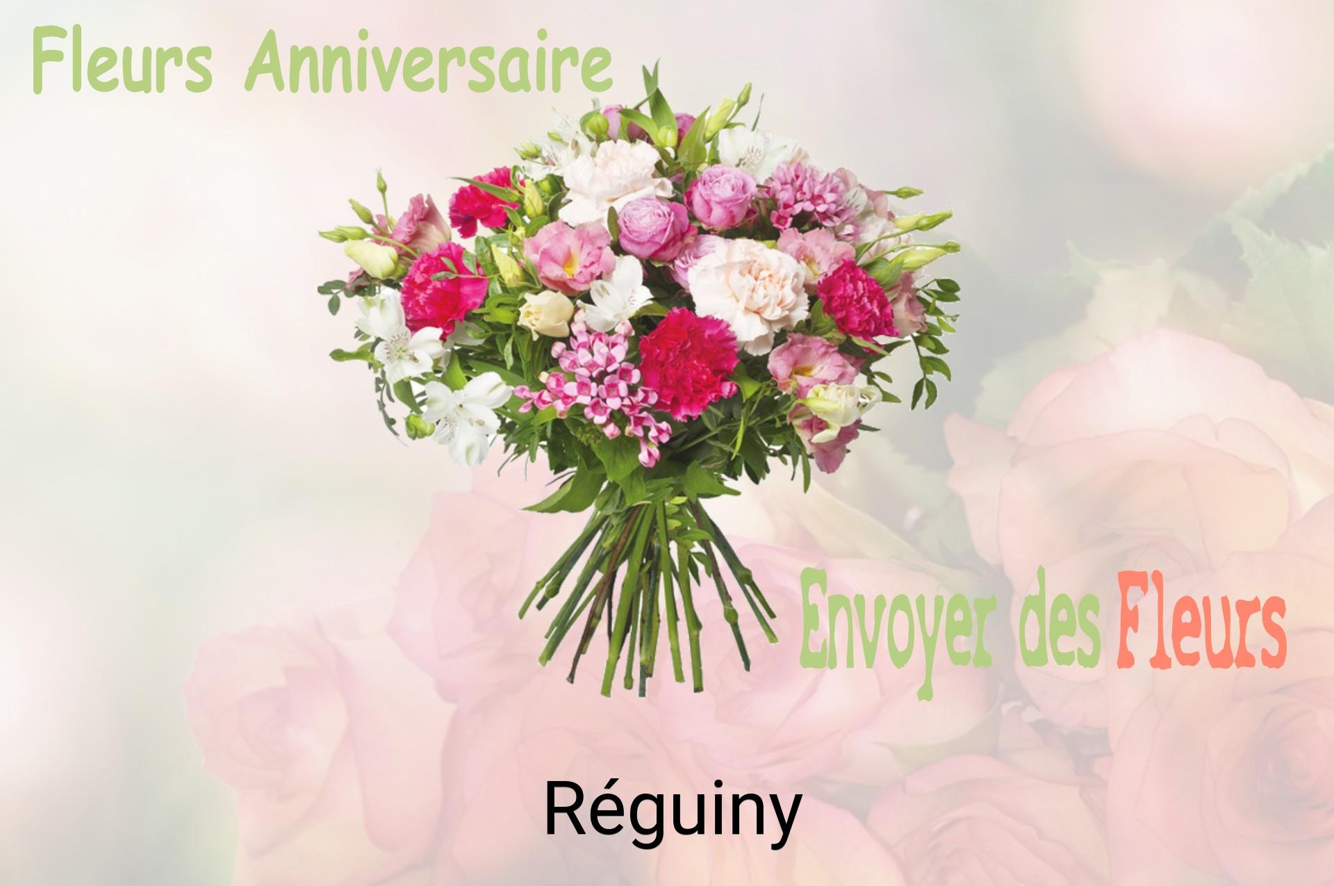 Bouquet de fleurs d’anniversaire livré à Réguiny